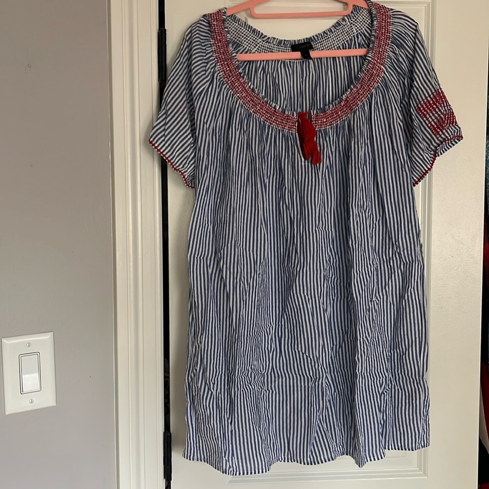 J Crew Summer Linen Dress